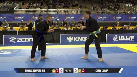Casey T. Grup vs Nikolas Stafford Hill 2026 Pan Jiu Jitsu IBJJF Championship