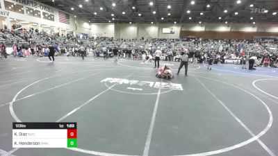 123 lbs Quarterfinal - Kane Diaz, Outlaws WC vs Kyler Henderson, Small Town Grims