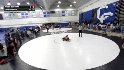 98 lbs Cons. Round 1 - Calvin Garcia, Hesperia vs Ayden Goodman, Rough House
