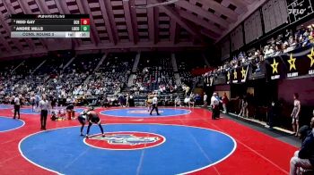 3A-132 lbs Cons. Round 3 - Andre Mills, Long County vs Reid Gay, Sandy Creek HS