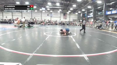 152 lbs Rr Rnd 1 - LJ Anderson, Indiana Outlaws Blue - HSB vs Nate Keller, Blue And White Wrestling Club - HSB