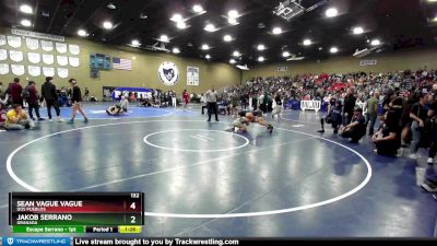 132 lbs Champ. Round 2 - Sean Vague Vague, Dos Pueblos vs Jakob Serrano, Granada