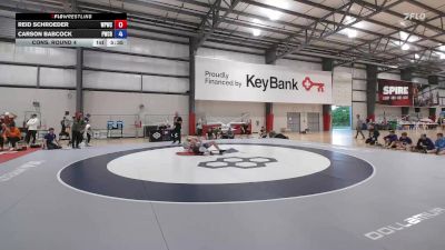 92 kg Cons. Round 4 - Reid Schroeder, West Point Wrestling Club vs Carson Babcock, Panther Wrestling Club RTC