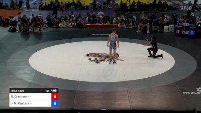 106 lbs Rnd Of 64 - Seth Drennen, WV vs Merrick Kustarz, MI