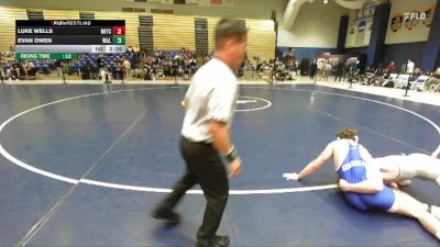 149 lbs Champ. Round 2 - Evan Owen, Washington & Lee vs Luke Wells, Noke Wrestling RTC