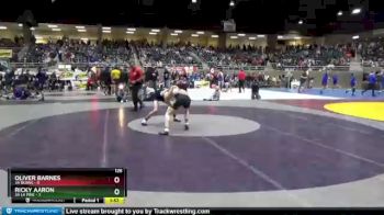 126 lbs Semis & 1st Wrestleback (8 Team) - Ricky Aaron, 3A La Pine vs Oliver Barnes, 3A Burns