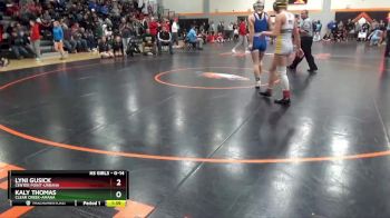 G-14 lbs Round 5 - Lyni Gusick, Center Point-Urbana vs Kaly Thomas, Clear Creek-Amana