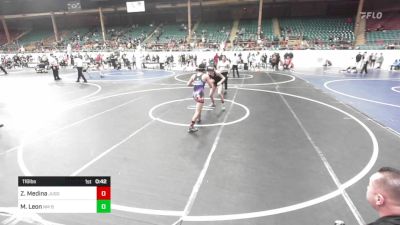 116 lbs Consolation - Zion Medina, Juggernaut WC vs Marcus Leon, NM Beast