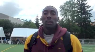 Donald Sanford ASU after winning his 400 prelim 2010 NCAA Outdoor Champs