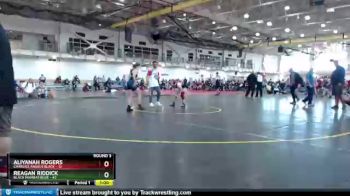 117 lbs Round 3 (4 Team) - Reagan Riddick, Black Mambas Blue vs Aliyanah Rogers, Charlies Angels Black