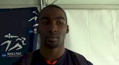 Marcus Rowland Auburn after qualifying to the 100 Final 2010 NCAA Outdoor Champs