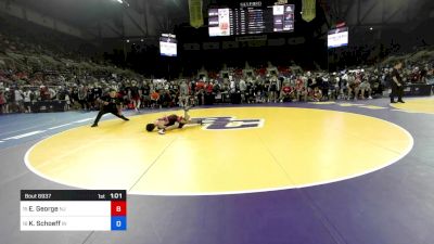 94 lbs Rnd Of 32 - Edward George, NJ vs Kellen Schoeff, IN