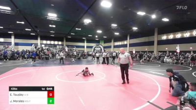 43 lbs Consi Of 16 #2 - Erem Tousley, LV Bear WC vs Jesse Morales, Wolfpack WC