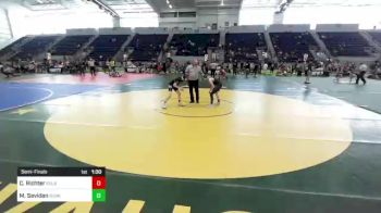 106 lbs Semifinal - Mason Savidan, Sunkist Kids / Monster Garage vs Colton Richter, Gold Rush