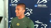 Ashton Eaton after Day 1 of the Dec with 4500 points 2010 NCAA Outdoor Champs