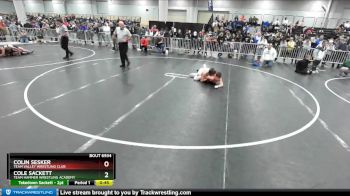 136 lbs Cons. Round 5 - Cole Sackett, Team Hammer Wrestling Academy vs Colin Sesker, Team Valley Wrestling Club