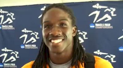Evander Wells Tennessee after making the 200 Final 2010 NCAA Outdoor Champs