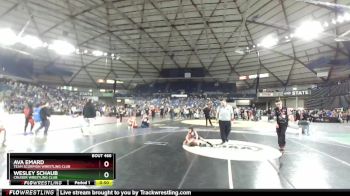 53 lbs Cons. Round 3 - Ava Emard, Team Scorpion Wrestling Club vs Wesley Schaub, Cruiser Wrestling Club