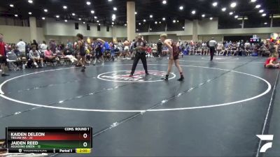 138 lbs Round 2 Champ & Wb (32 Team) - Kaiden Deleon, Trojan WA vs Jaiden Reed, Assassins Green