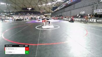 1A 106 lbs Cons. Semi - Elijah Miller, Life Christian Academy vs Skylar Ammons, Castle Rock