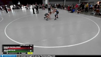 144 lbs Champ. Round 1 - Bradlee Ellis, Illinois vs Dagur MacGillivray, Nevada