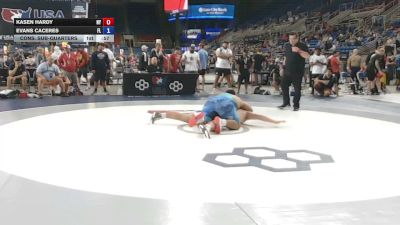 285 lbs Cons. Sub-quarters - Kasen Hardy, New York vs Evans Caceres, Florida
