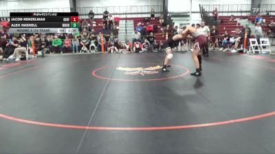 157 lbs Round 3 (16 Team) - Alex Haskell, Moorcroft vs Jacob Renzelman, Berthoud