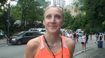 Paula Radcliffe (part 2) after the NYRR mini