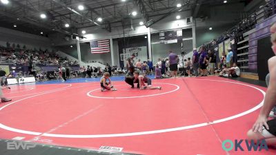 58 lbs Quarterfinal - Mackenzie Woods, Warhorse Wrestling Club vs Ronnie Leyba, Team Tulsa Wrestling Club