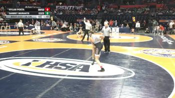 2A 126 lbs Quarterfinal - Sammy Murante, Elmhurst (IC Catholic) vs Rylan Poeta, Champaign (Central)