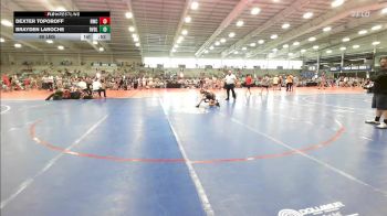 90 lbs Rr Rnd 3 - Dexter Toporoff, Ruthless vs Brayden LaRoche, Revival Blue