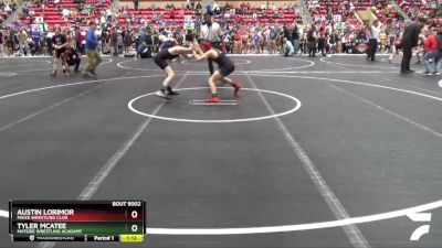 96 lbs Champ. Round 1 - Tyler McAtee, Matside Wrestling Acadamy vs Austin Lorimor, Maize Wrestling Club