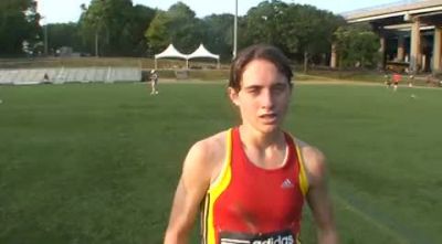 Kelsey Margey after 4:43 2010 Jim Ryun Dream Mile