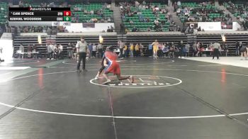 5A 157 lbs Cons. Round 3 - Cam Spence, Springville vs Ezekiel Woodside, Carver Birmingham