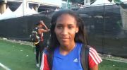 Ajee Wilson after 2010 Jim Ryun Dream Mile