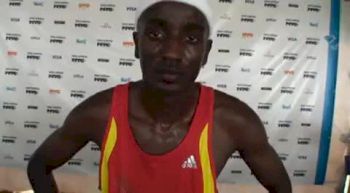 Kirubel Erassa after 2010 Jim Ryun Dream Mile