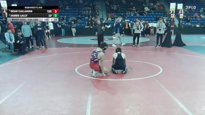 144 lbs Semifinal - Sean Callahan, Tewksbury vs James Lally, Saint John's Prep