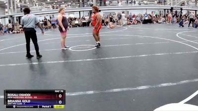 235 lbs Round 7 (8 Team) - Rosali Oshodi, MGW Something Wicked vs Brianna Gold, Grit Mat Club