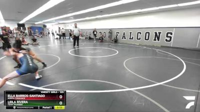 105 lbs Cons. Round 3 - Ella Barros-santiago, North Torrance vs Leila Rivera, Team Thunder