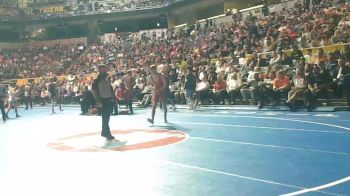 150 Class 1 lbs 1st Place Match - Conner Menke, Lawson vs Corbin Kelly, Carrollton