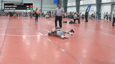72 lbs Round 1 - 9:00am Saturday - Greyson Terry, Nebraska Elite vs Wyatt Miller, Nauman Green