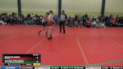 100 lbs Round 1 - Braxton Brink, DC Elite vs Royden Roslansky, Victory School Of Wrestling