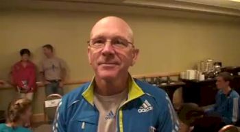 Retired Woodlands coach Dan Green at the Jim Ryun Dream Mile