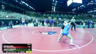 100 lbs Quarterfinal - SOPHIE BOOE, Palm Harbor University vs Aniyah Whayne, Osceola (Kissimmee)