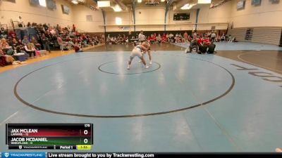 175 lbs Round 5 (10 Team) - Jax Mclean, Laramie vs Jacob McDaniel, Wheatland