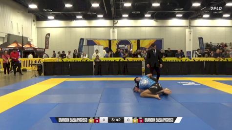 German Doev vs Brandon Baeza Pacheco 2024 World IBJJF Jiu-Jitsu No-Gi Championship