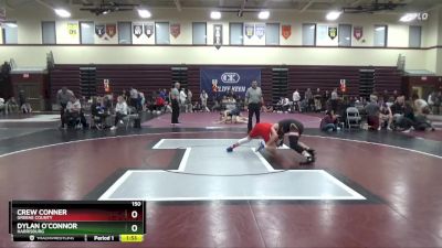 150 lbs Round 3 - Dylan O`Connor, Harrisburg vs Crew Conner, Greene County