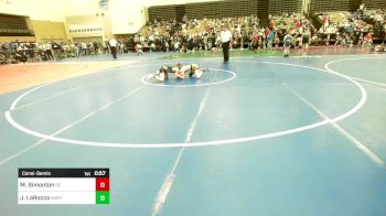 82-J lbs Consolation - Matthew Simonton, Barn Brothers vs JoJo LaRocco, Mayfield Mat Academy