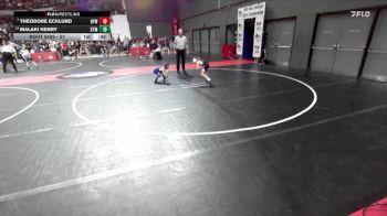 57 lbs Cons. Round 4 - Malaki Henry, LAW vs Theodore Ecklund, Badger Youth Wrestling
