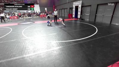 57 lbs Cons. Round 4 - Malaki Henry, LAW vs Theodore Ecklund, Badger Youth Wrestling